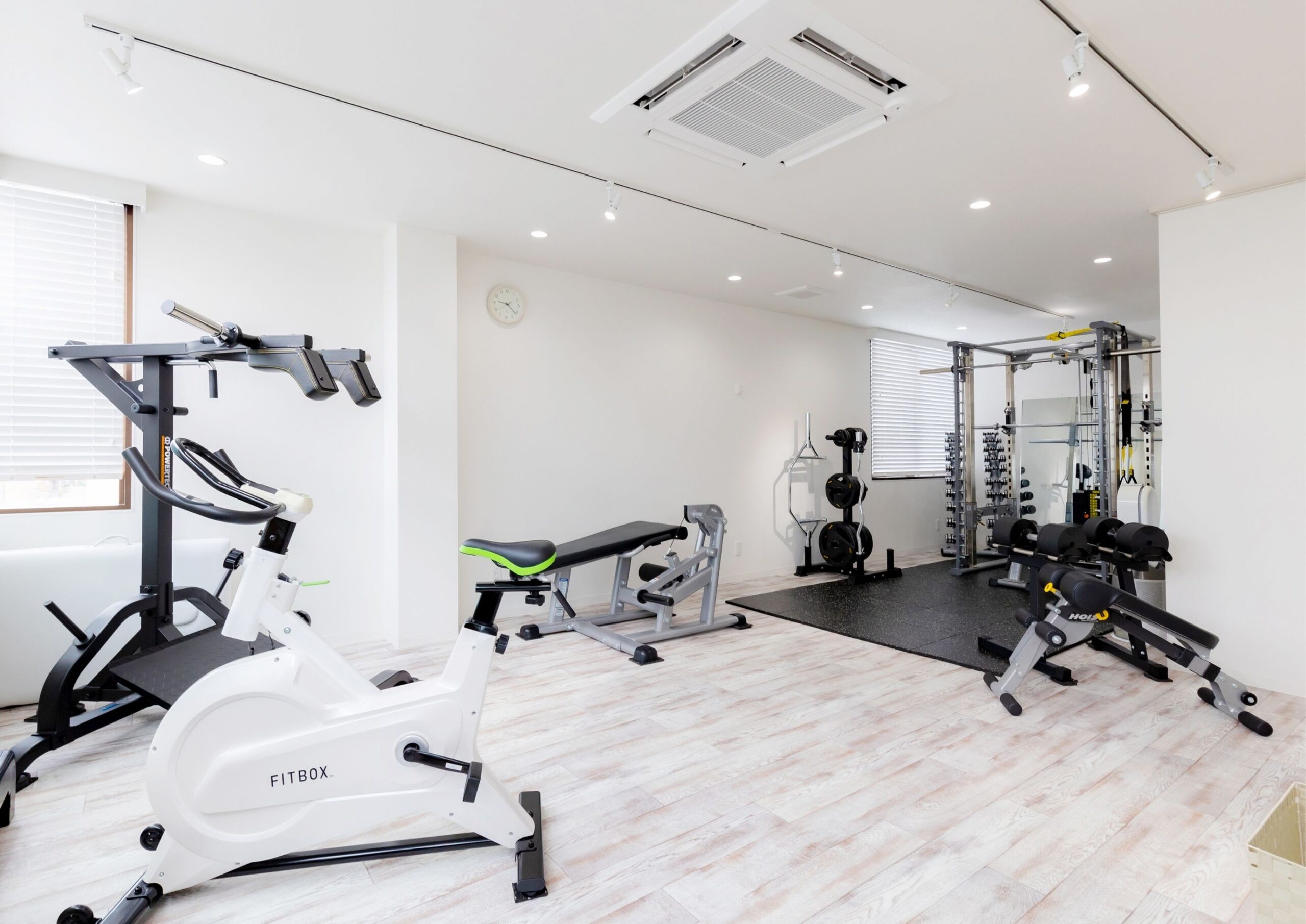 トレーニングに集中できる空間